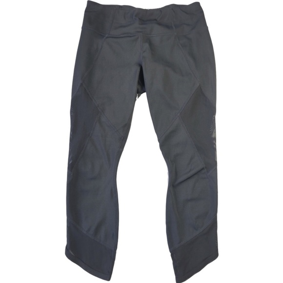 Athleta black 21” leggings workout yoga mesh size S - Picture 1 of 8